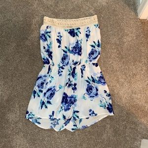 White romper/coverup